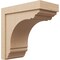 Ekena Millwork 11"W x 22"D x 22"H Classic Warren Rough Cedar Woodgrain TimberThane Corbel, Primed Tan CORUR11X22X22WARRCPR - alternate 1